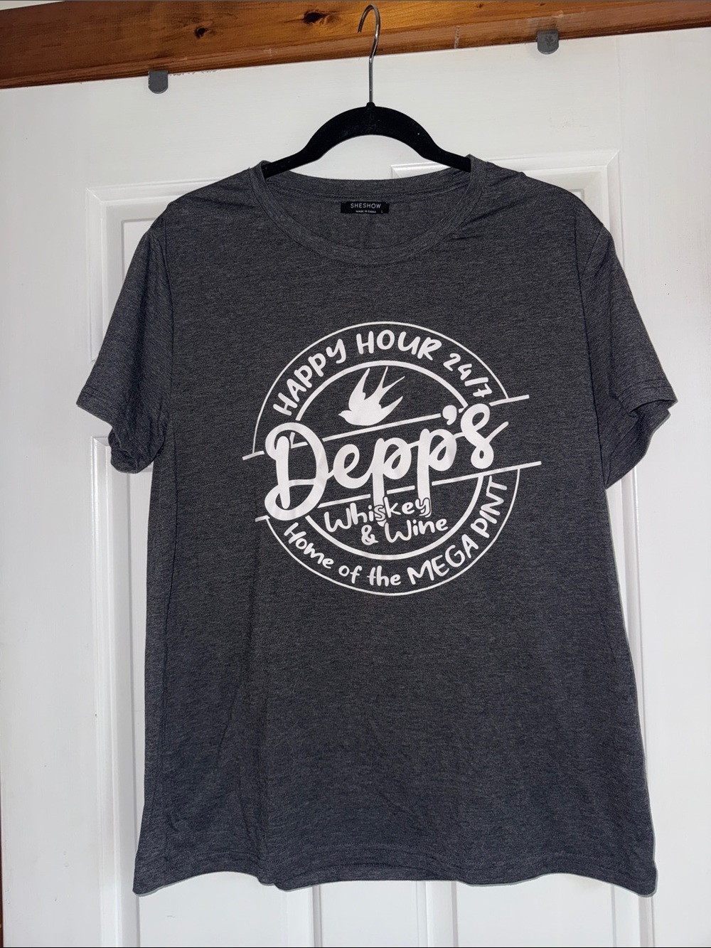 Depp's Graphic Short Sleeve Tee - Charcoal